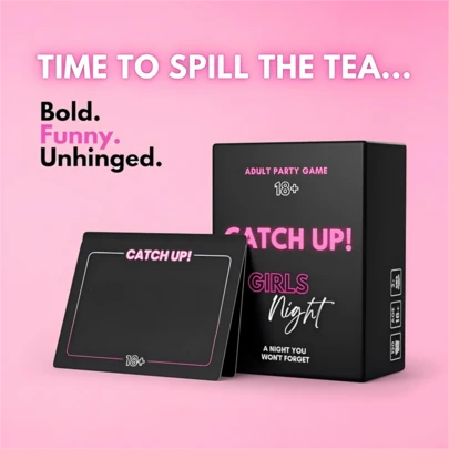 Party Game! CATCH UP! The Ultimate Adult Party Game For Girl's Night, Ladies' Night, Graduation Parties And Bachelorette Parties. Up Your Evenings With Fun - Filled Chats And Unforgettable Memories!