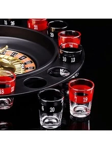 Bộ sản phẩm này bao gồm 2 quả bóng và 16 chiếc cốc, một bánh xe roulette kiểu Nga, là một trò chơi uống rượu có tên gọi "Quay và Vui", thích hợp cho các trò chơi uống rượu ở KTV, quán bar và hộp đêm. Đây là một trò chơi uống rượu rất vui nhộn. - Nhiều màu - Xem 6