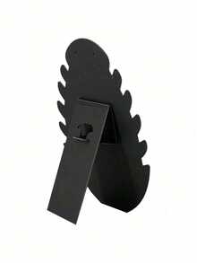 1pc Jewelry Display Stand With Bust, Necklace, Pendant & Earring Holder, Tower Shaped Display Rack Valentine Day Back To School - Black - View 5