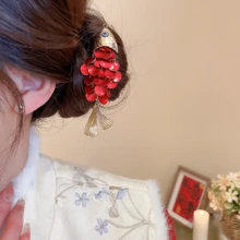 1pc Shell Fish Shaped Minimalist Fashion Hair Clip (Duck Clip) - Multicolor - View 6