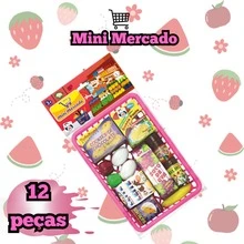 Mini-Market Toy + Plastic Fruit Food - 彩色 - 查看 3