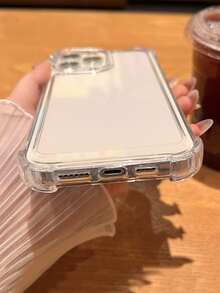 透明硬质亚克力手机壳，兼容 17 Pro Max/17 Pro/17 Air/17/16 Pro Max/16/16 Pro/16 Plus/15/15 Pro Max/15 Pro/15 Plus/11/12/13/14 Pro Max/XS/XR/11 Pro/11 Pro Max/12 Pro/12 Pro Max/13 Pro/13 Pro Max/7 Plus/14 Pro/14 Pro Max/14 Plus/7 Plus/8 Plus/8/SE2，简约设计 - 無色 - 查看 4