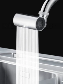 Pressure-Enhanced Kitchen Faucet With Mini Four-Speed Water Output, Waterfall-Style Rotating Multi-Directional Anti-Splash And Bubble-Proof Faucet Device - A - View 2