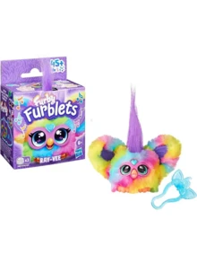 Furby Furblets Bub-Lee 迷你朋友，45+种声音和音乐，只会说 Furbish 语，电子毛绒玩具，粉色和白色，返校礼物，适合6岁以上儿童 - 彩色 - 查看 20