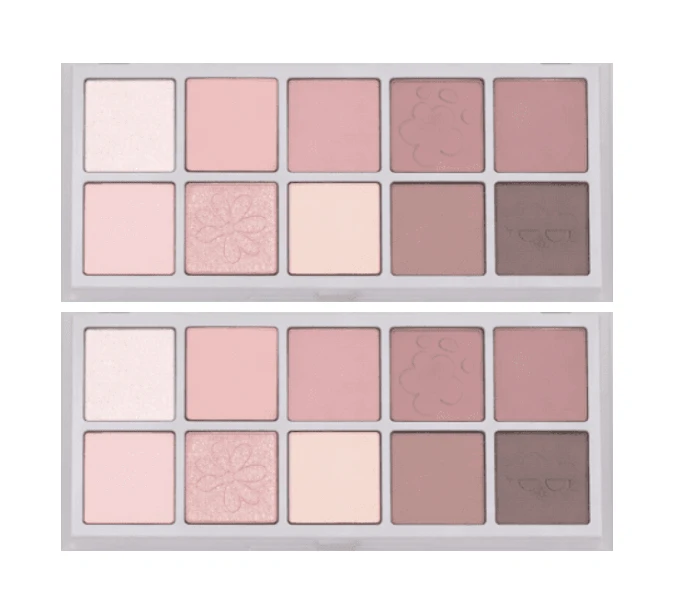Rom&nd Better Than Palette 102g 15 Kitten Cloud Garden 2pcs | Eye Makeup Palette, Matte And Shimmer Eye Shadow, Sparkling Glittery, Various 10 Shades, Long Lasting, High Pigmented, Blendable - 15 Kitten Cloud Garden - Xem 1