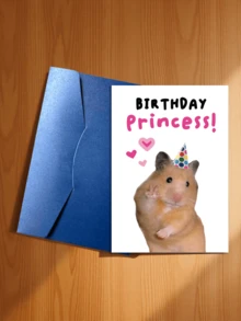 1pc "Birthday Princess" Celebration Greeting Card - Adorable Wishes For Daughter And Loved Ones (4.33x6.29 Inches + Envelope) | High-Quality Floral Crown Design | Suitable For Family, Friends And Special Occasions - Multicolor - View 22