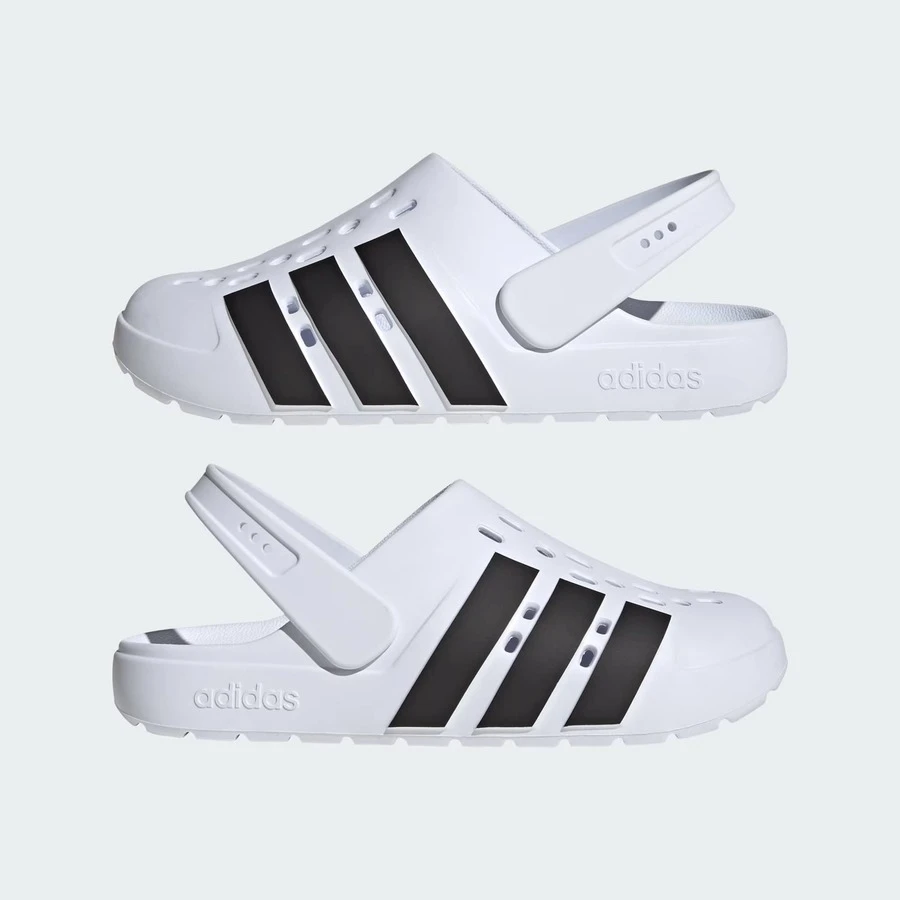 Adidas Adilette Clog 2.0 Unisex Core Black JQ8058 | Elevated Style, Fashion Statement - 白色 - 查看 1