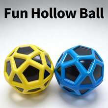 New Solid 7cm/2.8in Jumbo Geometric Stress Relief Ball, High Elastic PU Foam Outdoor Sports Toy - Multicolor - View 15