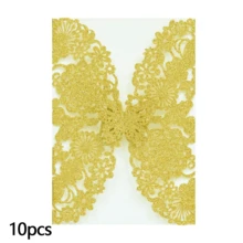 10pcs Glitter Butterfly Wedding Invitation Cards, Wedding Birthday Party Invitation Decoration Supplies Gift - 10pcs - View 15