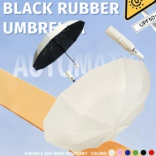 自动折叠大号高品质雨伞，防雨防风，结实耐用，适合家庭娱乐户外防雨防晒两用。 - 彩色 - 查看 6