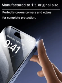 4pcs Privacy Screen Protector Compatible With IPhone17 16 15 Pro Max 14 Plus Tempered Glass Compatible With IPhone 13 11 PRO X XS MAX 12 Mini XR 6 7 8 Plus Se2 Se3 Anti-Peeping Glass - Clear - View 8