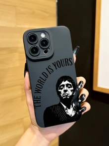 Unique Pattern Phone Case Compatible With Apple 17 Pro Max/Air, 11/12/13/14 Plus, XR/7/8 Plus/15 Pro Max, Series - Black - View 1