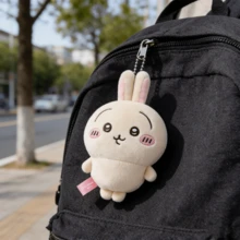 Móc khóa hình thú nhồi bông Miniso Chiikawa Series hoạt hình dễ thương Chiikawa Usagi Hachiware, búp bê nhồi bông mềm mại, móc chìa khóa balo, mặt dây chuyền, quà tặng lễ hội Giáng sinh - Nhiều màu - Xem 6