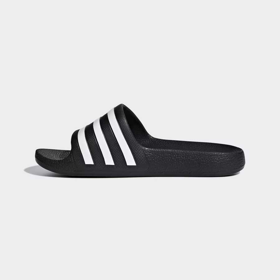 Adidas Adilette Aqua Core Black Cloud White Chanclas Unisex para Niños F35556 - Negro - Ver 1