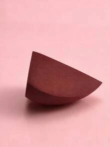 3pcs Triangle Non-Latex Makeup Sponge, Dry & Wet Dual-Use Makeup Sponge, Professional Makeup Tool, Cosmetic Puff, Water-Absorbing Foam Makeup Sponge - Burgundy - View 5