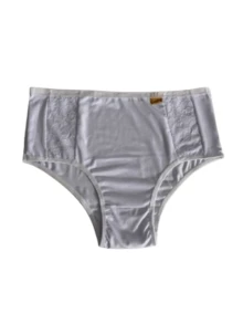 Kit 9 Calcinha Calçola Conforto Com Renda Senhora Tangão Cintura Alta Microfibra Lingerie Mulher Conforto - Multicolorido - Visão 3