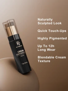 FV Sculpt 琥珀色調 長效 高顯色 防汗 輕盈 絲滑 不油膩 品牌彩妝臉部化妝品 適合 Y2K 時尚 派對 生日 情人節禮物 狂歡派對 最佳色號 - 02 摩卡 - 查看 6