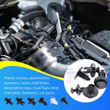 6-Size Fastener Clips - Durable PP Plastic Buckles For Secure Fastening, Compatible With 20-30 Car Fasteners, Easy Installation For Car Bodies & Trucks, Car Fastener Clips, Vehicle Maintenance, Transparent Storage, Reliable Construction - A - View 8