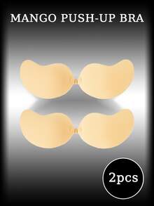 1/2/4pcs Women Silicone Adhesive Bras - Front Closure Lift & Shape, Strapless Backless, Invisible & Comfortable, All-Day Wear, Reusable, Seamless - Multicolor - View 20