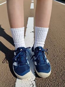 adidas DAROGA 25 織品合成皮革 舒適輕盈 低筒 健行鞋 男女同款 青白色 - 藍白色 - 查看 2