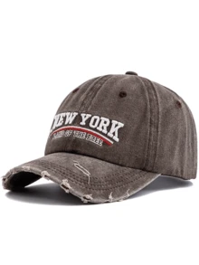 JZML 1顶男女通用纽约字母刺绣棒球帽 - A - 查看 18