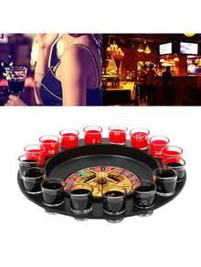 Bộ sản phẩm này bao gồm 2 quả bóng và 16 chiếc cốc, một bánh xe roulette kiểu Nga, là một trò chơi uống rượu có tên gọi "Quay và Vui", thích hợp cho các trò chơi uống rượu ở KTV, quán bar và hộp đêm. Đây là một trò chơi uống rượu rất vui nhộn. - Nhiều màu - Xem 7