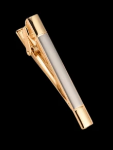 Bộ quà tặng 1 chiếc/4 chiếc kẹp cà vạt vàng dành cho nam giới, kiểu dáng tối giản sang trọng, thích hợp làm quà tặng Ngày của Cha và sử dụng hàng ngày. - Hộp quà tặng - Xem 7