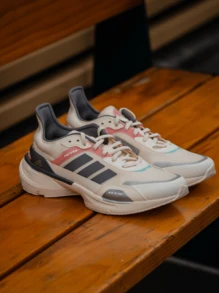 Giày chạy bộ adidas MTS, thân giày bằng lưới, chất liệu vải chuyên dụng cho tập luyện thể dục, nhẹ và đàn hồi tốt, phù hợp cho cả nam và nữ. - Màu be/xám - Xem 3