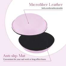 Manicure Arm Pillow Pad, Comfortable Hand Rest And Elbow Support Cushion Suitable For Manicurists, Soft Ergonomic Elbow Rest For Nail Salon And Home Studio, Adjustable Arm Support For Manicure And Pedicure, Available In Purple/Pink/Black/White/Coffee/Gray, Ideal Gift For Nail Artists, Salon Owners And Beginners, Great For Valentine's Day And Mother's Day - Multicolor - View 7