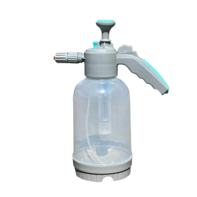 0.5 Gallon Hand-Held Sprayer, 2 Liter Garden Pressure Sprayer, 68 Oz Water Spray Bottle With Safety Valve, Adjustable Nozzle, For Watering, Plant Misting, Home Cleaning, Fertilizing (3 Colors)