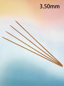 4pcs Extra Long Carbonized Bamboo Double-Ended Knitting Needles, 35cm Smooth Straight Sweater Needles, 2.0-10.0mm Multiple Sizes Available, Suitable For Large Sweater Making, Scarves And DIY Knitting Crafts - Knitting Needles - View 18