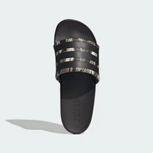 Adidas ADILETTE COMFORT 2.0 SLIDES Better Scarlet / Crystal White / Dark Blue Unisex HQ2469 | Classic, Casual, Everyday, Comfortable - 黑色迷彩 - 查看 3