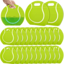 12个可重复使用的密封足球形派对礼品袋，竖底购物袋，适用于足球比赛日练习、生日礼物和足球派对用品，足球训练礼品袋 - A - 查看 3