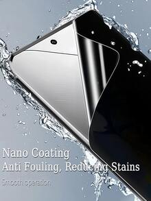 3片装全覆盖防窥防碎裂自修复屏幕保护膜，兼容三星Galaxy S26 S25 S24 Ultra FE A26 A17 A06 A56 A55 A57 A37 Z Flip 3/4/5/6/7、15T 14T Poco M6 M7 X7 Pro、Note 15 14 14c 15c 4G 5G、荣耀Magic 5/6/7/8 Lite Pro X9A X9B X9C X9D 90 100 200 400 500等机型，防刮花，保护隐私，软膜，非玻璃材质 - 黑色 - 查看 9