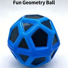 New Solid 7cm/2.8in Jumbo Geometric Stress Relief Ball, High Elastic PU Foam Outdoor Sports Toy - Multicolor - View 14