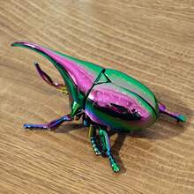 Colorful Beetle Model Decor, Insect Model Decor, Creative Stress Relief Gift For Friends And Family Who Enjoy It, Suitable For Garden And Home Decoration - Multicolor - View 5