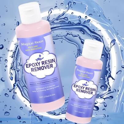 250ml Epoxy Resin Polishing Remover, Magic Casting Resin Solvent, Deep Mold Fine Grinding Agent, No Power Required, Reusable Jewelry Casting Supplies.
