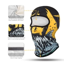 Fabulous Be Xtreme CS24-FS0(10-18) Fashionable Printed Cycling Balaclava - Multicolor - View 3