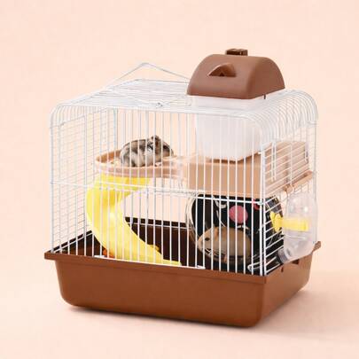 Hamster Villa Hamsterbenodigdheden Dubbellaagse hamsterkooi Hamster Villa Mini Kasteel Hamsterkooi
