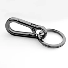 2/4/6 Peças Chaveiro de Gancho de Escalada de Zinco Gourde de Metal, Suporte de Anel Organizador, Chaveiro de Casal Fofo, Fivela de Moda Adequada para Casa, Chaves de Carro, Adequada para Homens e Mulheres. Presentes para Mãe, Pai, Formatura e Professor - Multicolorido - Visão 9