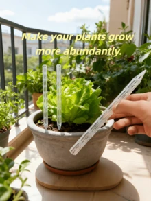 Transparent Plastic Anti-Root Rot Plant Ventilation Pipe System, Enhances Root Air Circulation, Lightweight Geometric Design, Suitable For Indoor And Outdoor Potted Plants - Multiple Styles - View 7