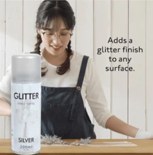 Spray Paint - GLITTER-plateado - View 5