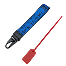 Llavero de moda | Correa de muñeca compatible con portallaves | Llavero de muñeca ajustable para mujeres y hombres | Correa universal para llaves - Azul - Ver 1