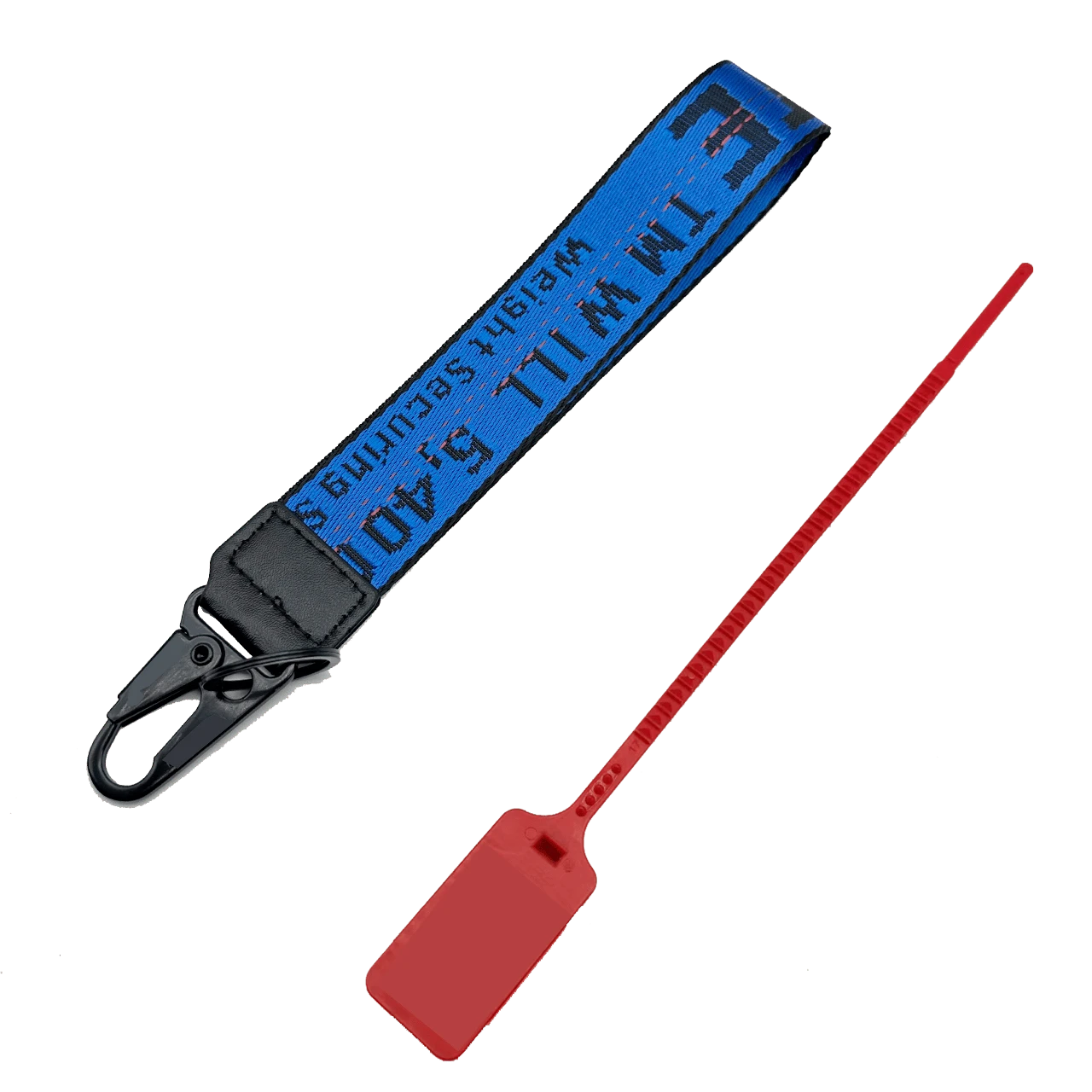 Llavero de moda | Correa de muñeca compatible con portallaves | Llavero de muñeca ajustable para mujeres y hombres | Correa universal para llaves - Azul - Ver 1