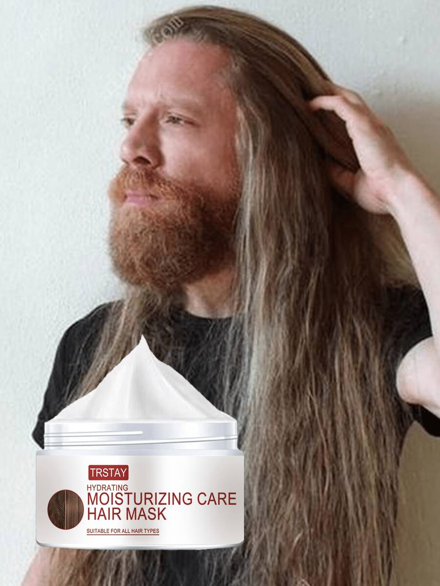 Moisturizing Hair Mask For Damaged Hair Deep Hydration Repairs Scales Non Sticky Touch Wraps Strands Silky Softness Shine Nourishes Dry Frizzy Hair Restores Smoothness Treatment For All Hair Types - Nhiều màu - Xem 1