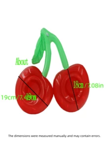 1 chiếc giá đỡ cốc hình quả anh đào, phao nổi đựng cốc nước, phụ kiện cần thiết cho bãi biển và hồ bơi. - Nhiều màu - Xem 4