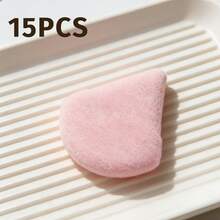 24/1pc Pink Triangular Velvet Powder Puff, Mini Pizza Powder Puff, Washable, Lightweight And Portable, Suitable For All Skin Types, Especially For Makeup Beginners, Ideal For Dry And Wet Use Powder. Can Be Used As Makeup Accessories, Powder Puff, Makeup Sponge, Powder Puff, Makeup Sponge, Etc. Suitable For Foundation, Primer, BB Cream, Sunscreen, Cushion, Blush, Etc., Perfect Replacement For Brushes, Cosmetics, Makeup Tools - Pink - View 11