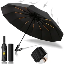 AMOROSA Outdoor Umbrellas - Black - View 3