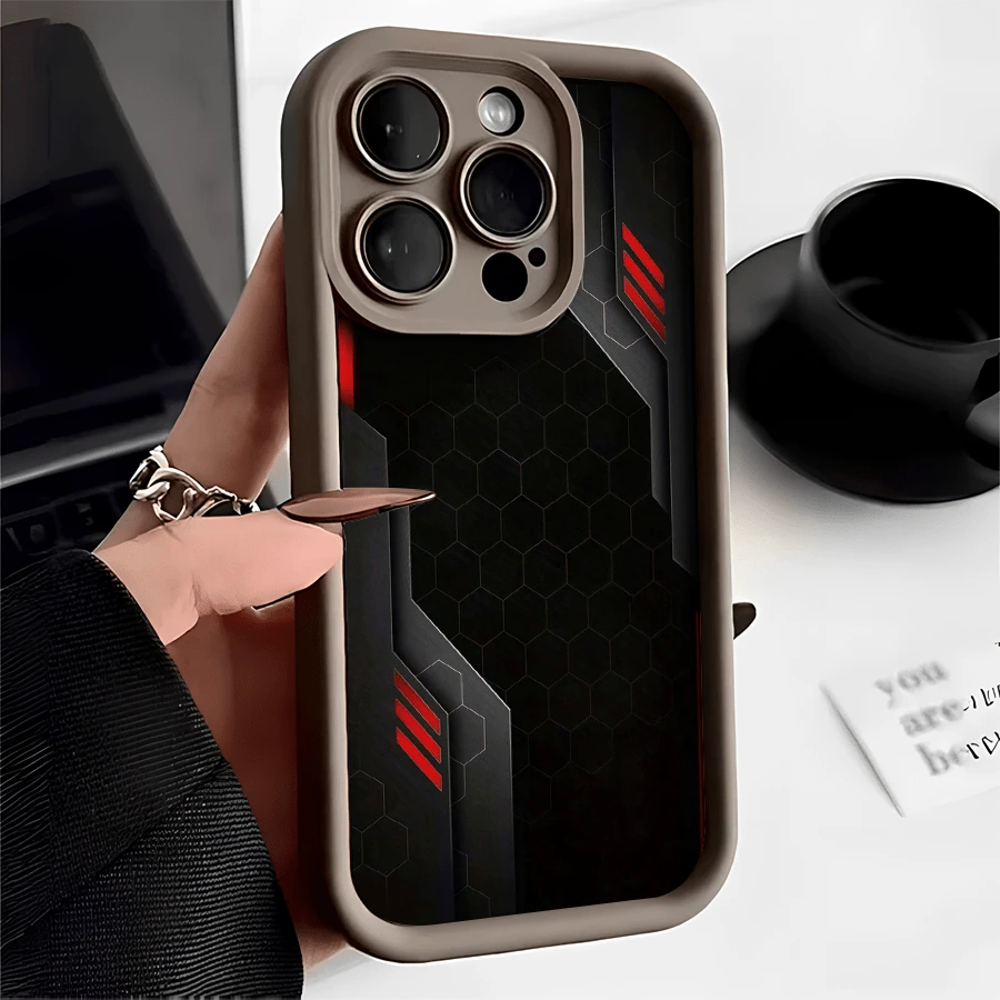 Basic Phone Cases - สีน้ำตาลกาแฟ - ดู 1