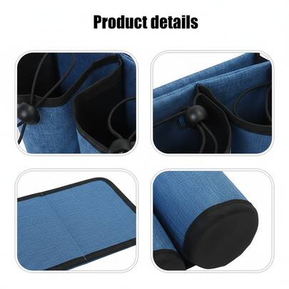 كم كوب السفر حقيبة تخزين محمولة واقي كوب الشاي مع بطانة مانعة للانزلاق من الداخل